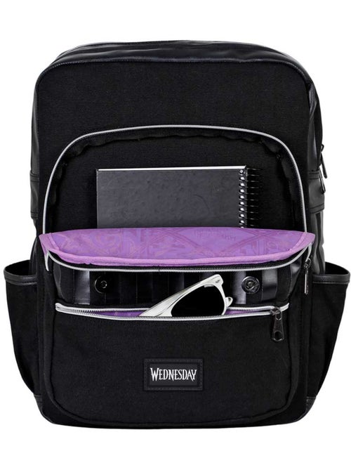 Wednesday Mercoledì Uniform Zaino Oxford, Nero - Kiabi