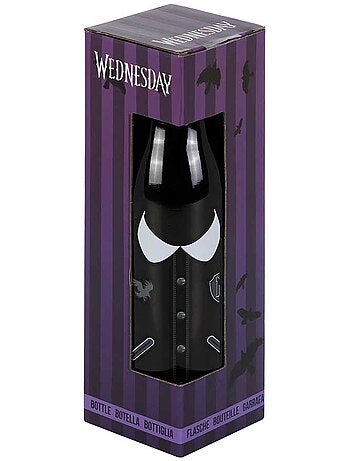 Wednesday mercoledì varsity bottiglia, nero