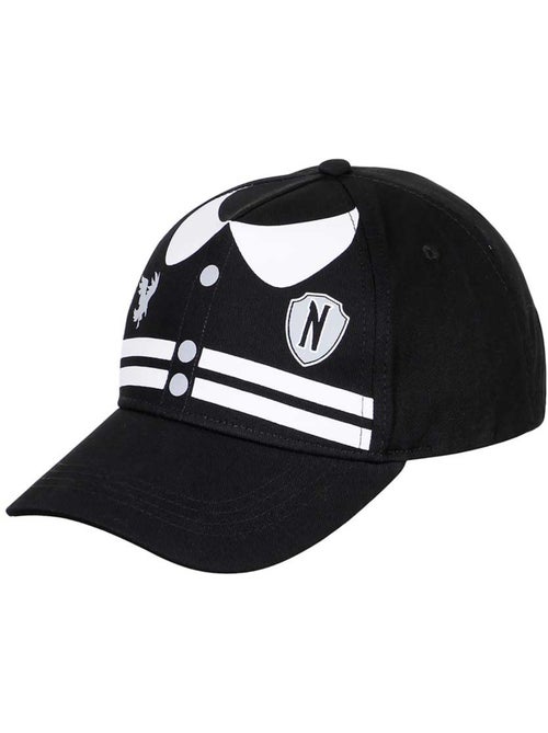 Wednesday Mercoledì Varsity Cappellino Bambino, Nero - Kiabi
