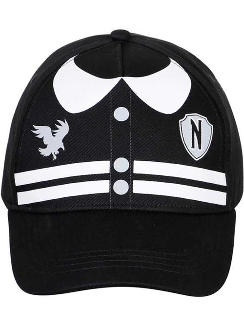 Wednesday Mercoledì Varsity Cappellino Bambino, Nero - Kiabi