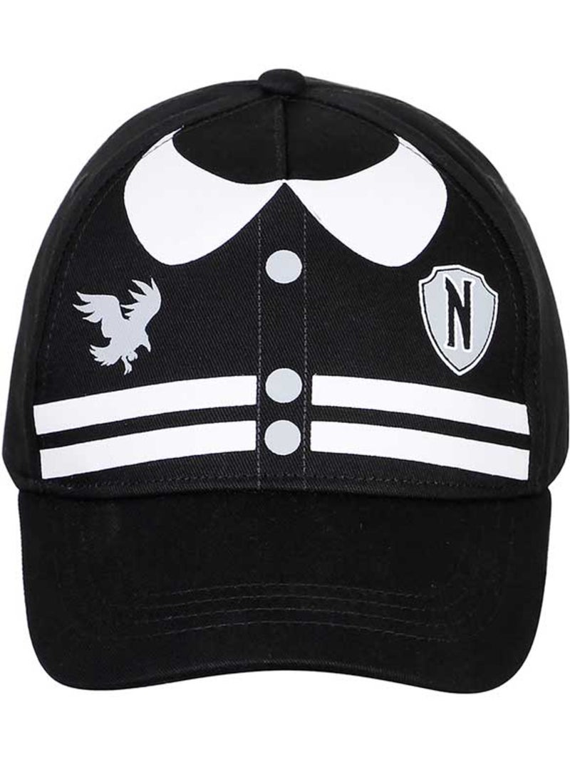 Wednesday Mercoledì Varsity Cappellino Bambino, Nero Nero - Kiabi