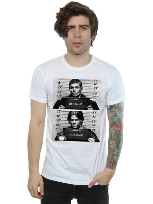 Winchester maglietta foto segnaletica uomo - supernatural - Kiabi