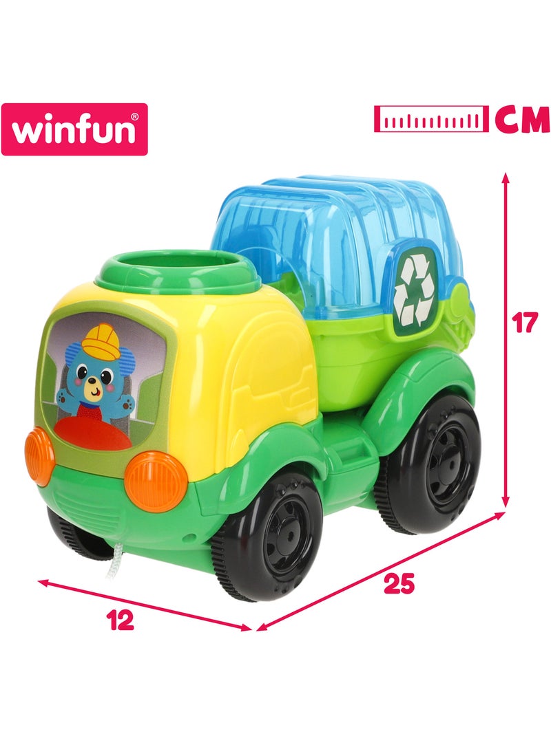 Winfun camion per il riciclaggio da trainare con luci, frasi e suoni N/D - Kiabi