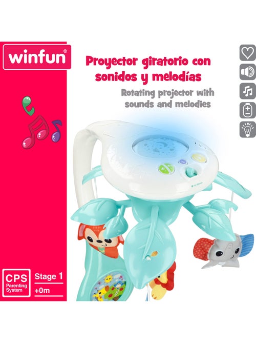 Winfun cot mobile con proiettore e musica - Kiabi Winfun cot mobile con proiettore e musica - Kiabi