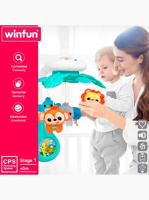 Winfun cot mobile con proiettore e musica - Kiabi Winfun cot mobile con proiettore e musica - Kiabi