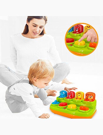 Winfun giocattolo interattivo bilingue con animali che rimbalzano e suono