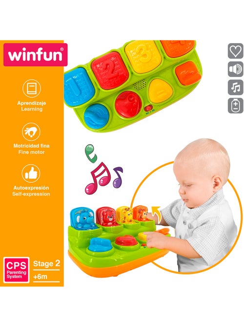Winfun giocattolo interattivo bilingue con animali che rimbalzano e suono - Kiabi Winfun giocattolo interattivo bilingue con animali che rimbalzano e suono - Kiabi