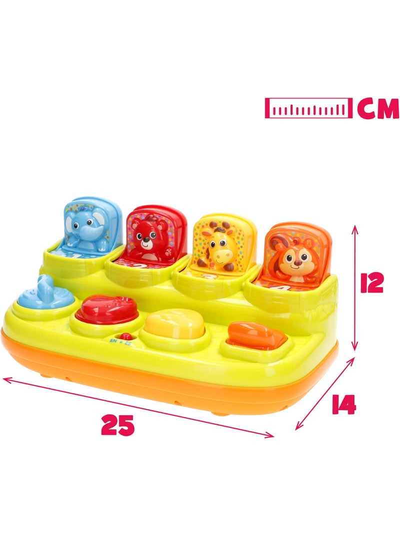 Winfun giocattolo interattivo bilingue con animali che rimbalzano e suono N/D - Kiabi