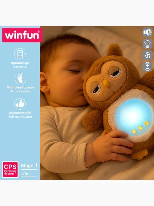 Winfun gufo di peluche con luci e suoni rilassanti - Kiabi Winfun gufo di peluche con luci e suoni rilassanti - Kiabi