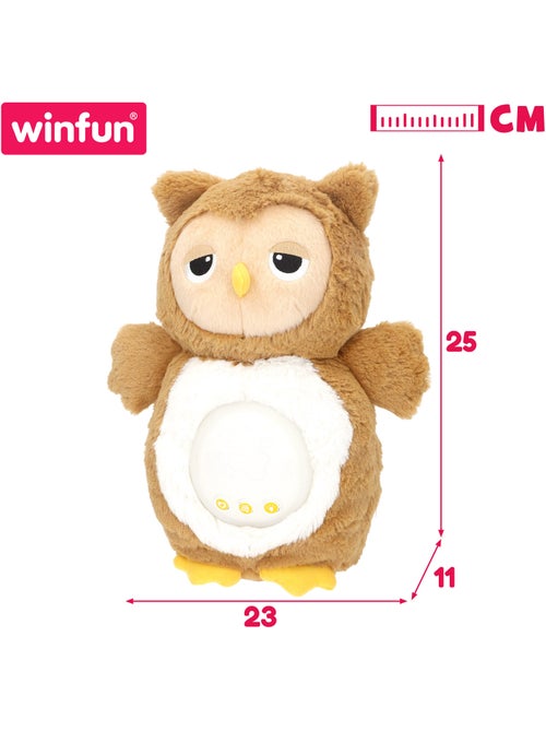 Winfun gufo di peluche con luci e suoni rilassanti - Kiabi Winfun gufo di peluche con luci e suoni rilassanti - Kiabi
