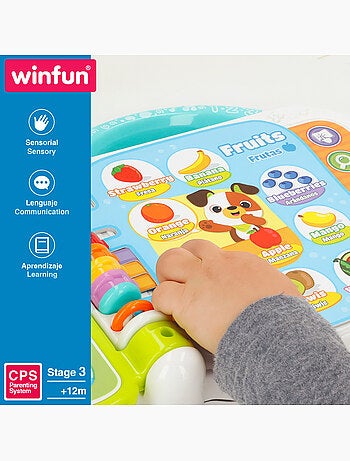 Winfun libro di apprendimento delle prime parole in inglese e spagnolo