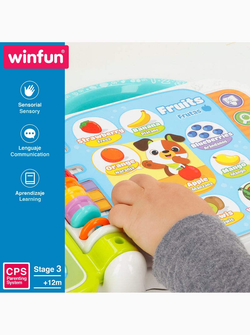 Winfun libro di apprendimento delle prime parole in inglese e spagnolo N/D - Kiabi