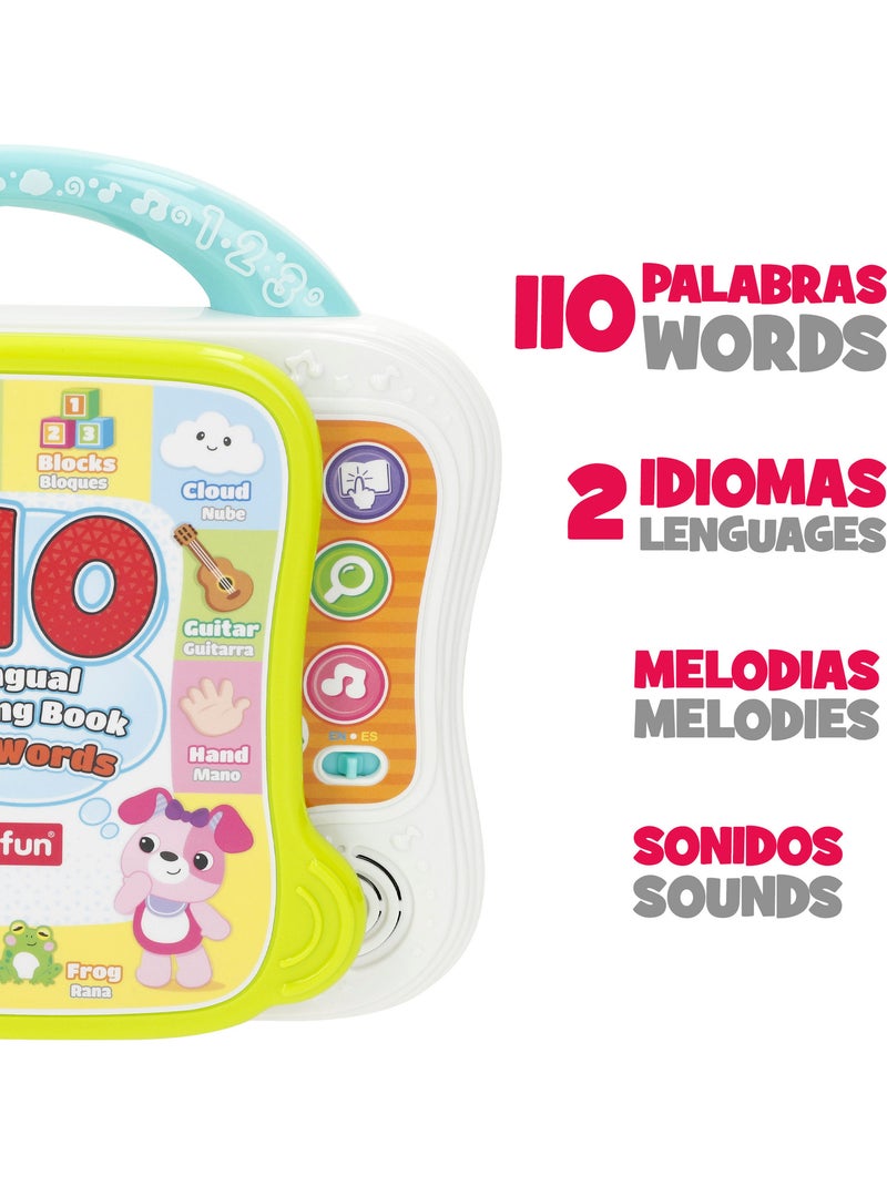 Winfun libro di apprendimento delle prime parole in inglese e spagnolo N/D - Kiabi