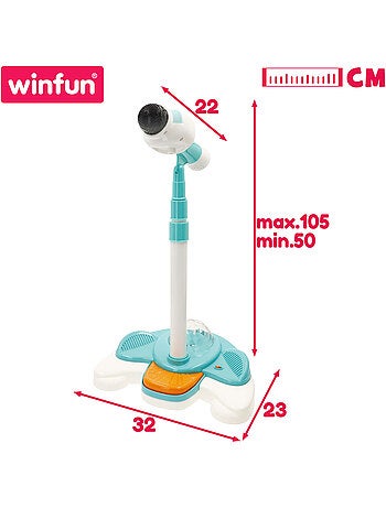 Winfun microfono wireless per bambini con supporto regolabile