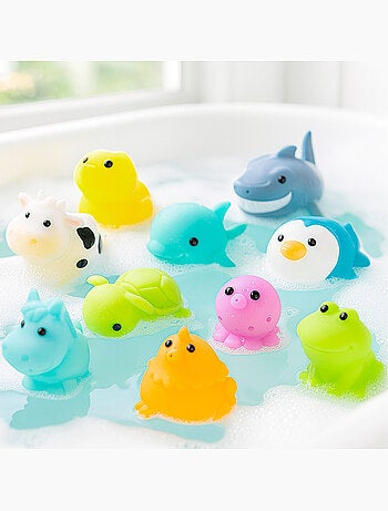 Winfun set da bagno 10 animali della fattoria e dell'oceano