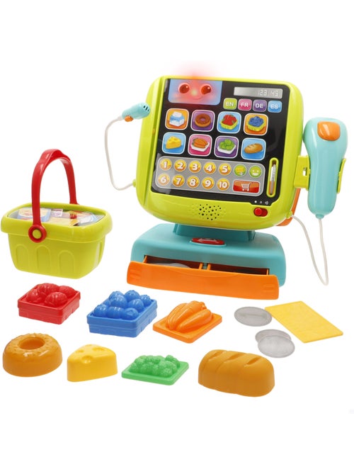 Winfun set registratore di cassa 4 lingue con luci e suoni - Kiabi Winfun set registratore di cassa 4 lingue con luci e suoni - Kiabi