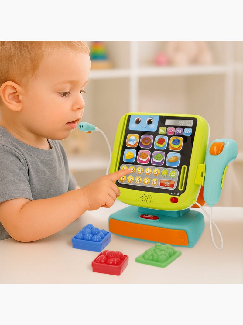 Winfun set registratore di cassa 4 lingue con luci e suoni N/D - Kiabi