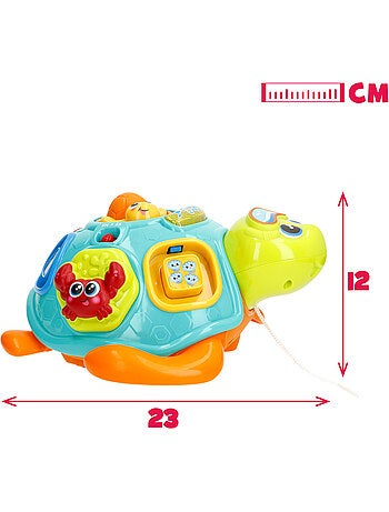 Winfun tartaruga musicale che striscia con luce e suono