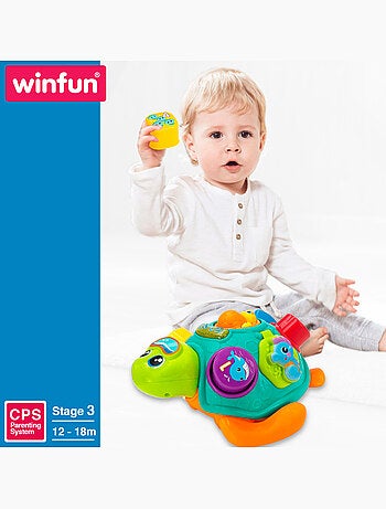 Winfun tartaruga musicale che striscia con luce e suono