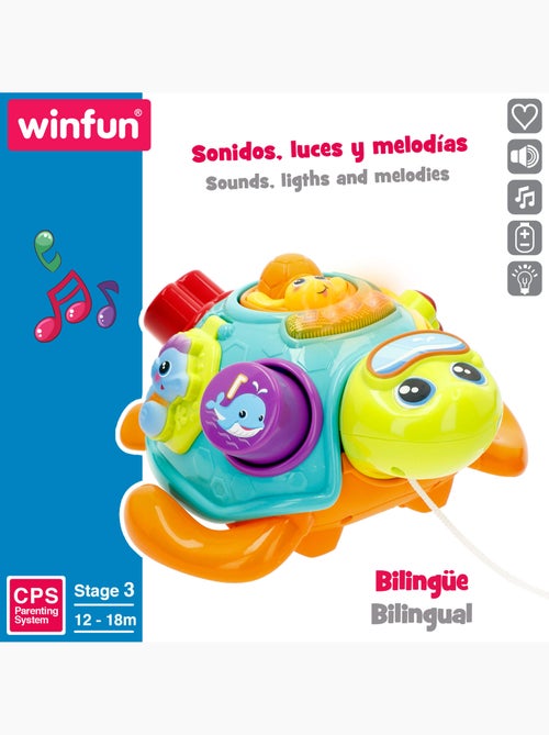 Winfun tartaruga musicale che striscia con luce e suono - Kiabi Winfun tartaruga musicale che striscia con luce e suono - Kiabi