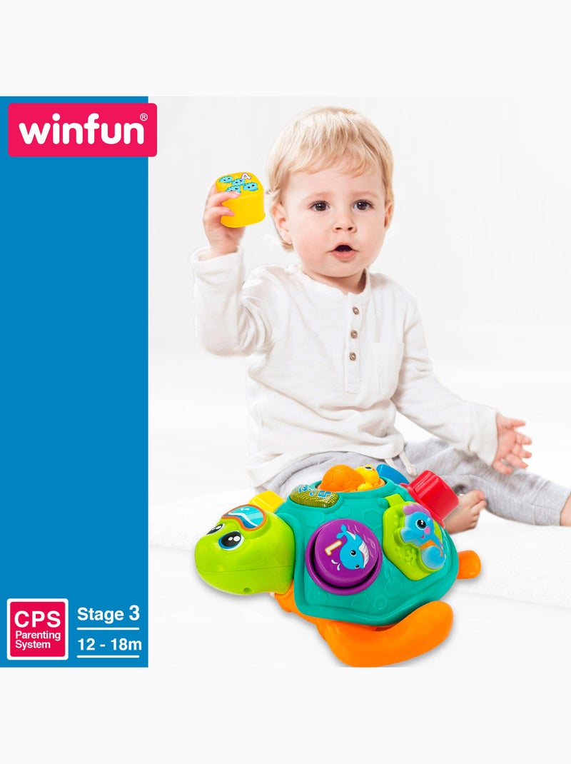 Winfun tartaruga musicale che striscia con luce e suono N/D - Kiabi
