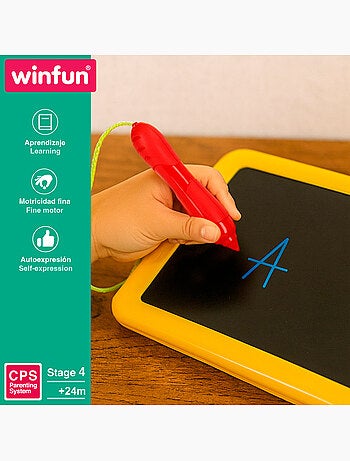 Winfun tavoletta di apprendimento bilingue con tavolo da disegno
