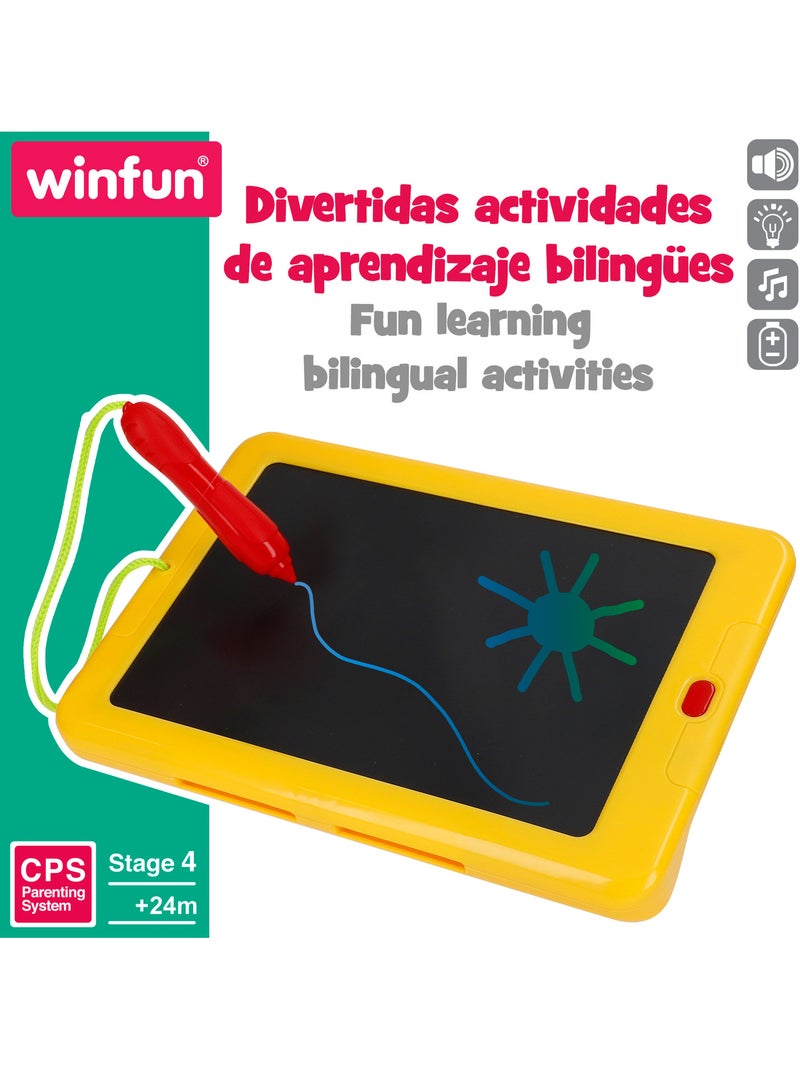 Winfun tavoletta di apprendimento bilingue con tavolo da disegno N/D - Kiabi