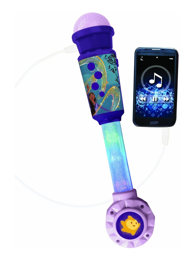 Wish Lighting Microfono con altoparlante (auxin), melodie ed effetti sonori Viola - Kiabi