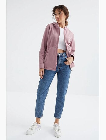 Women's felpa con cappuccio e zip tommy