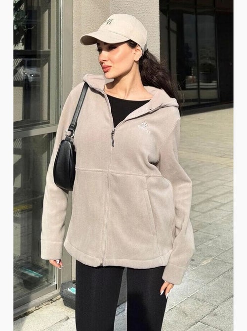 Women's felpa con cappuccio e zip tommy - Kiabi
