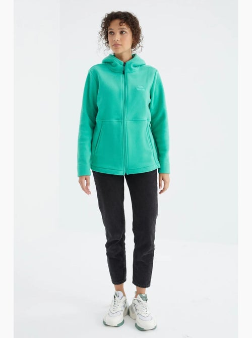 Women's felpa con cappuccio e zip tommy - Kiabi Women's felpa con cappuccio e zip tommy - Kiabi