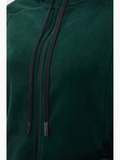 Women's felpa con cappuccio in peluche con zip tommy - Kiabi Women's felpa con cappuccio in peluche con zip tommy - Kiabi