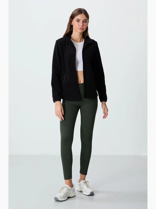 Women's felpa in peluche con zip tommy - Kiabi Women's felpa in peluche con zip tommy - Kiabi
