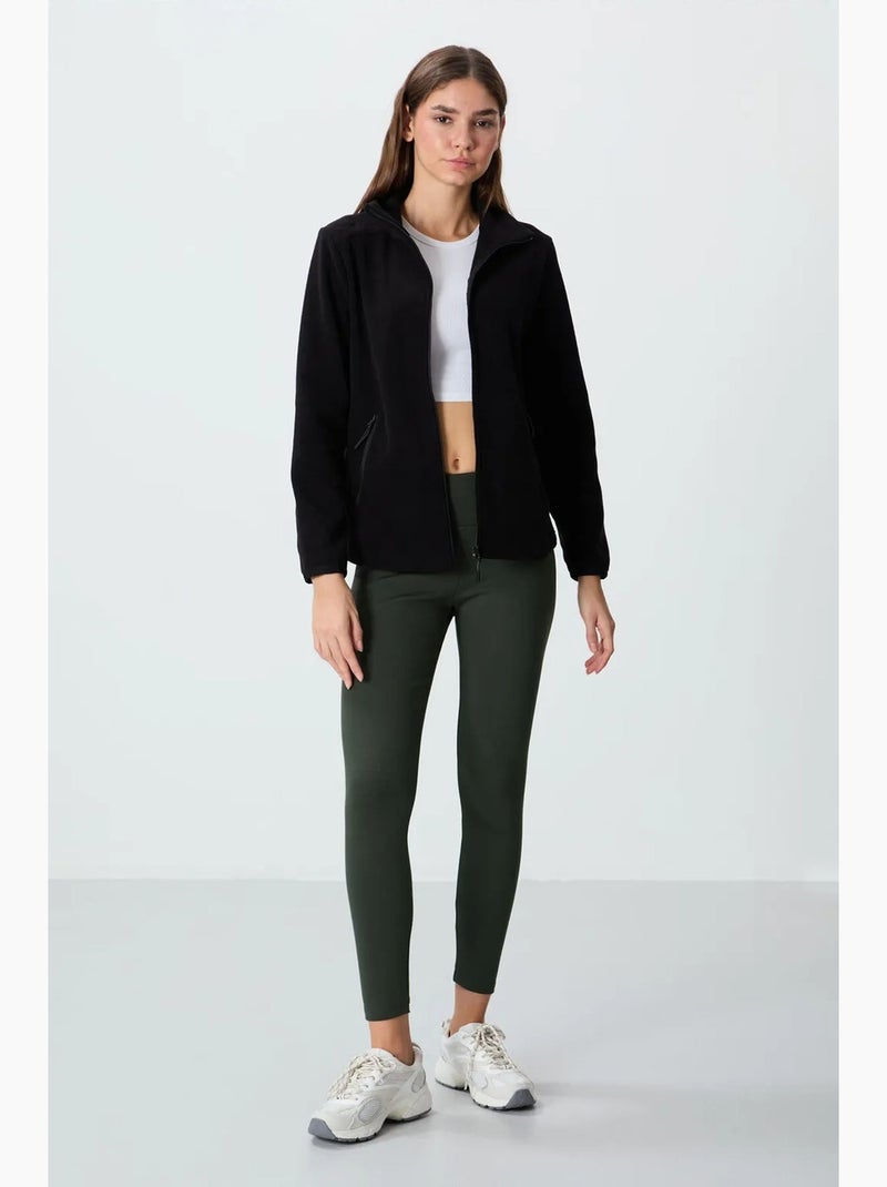 Women's felpa in peluche con zip tommy Rosa antico - Kiabi