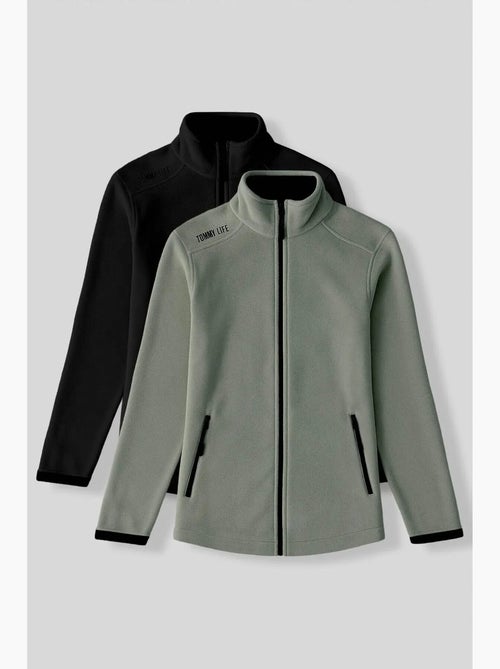 Women's felpa in peluche con zip tommy - Kiabi Women's felpa in peluche con zip tommy - Kiabi