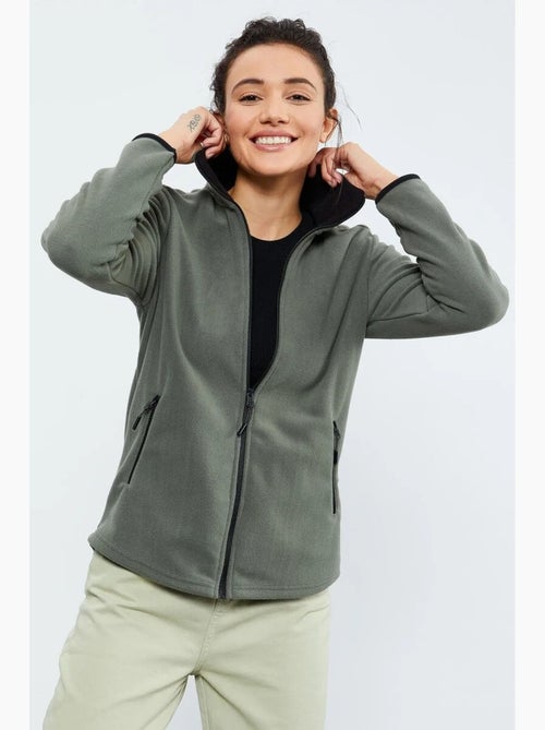 Women's felpa in peluche con zip tommy - Kiabi Women's felpa in peluche con zip tommy - Kiabi