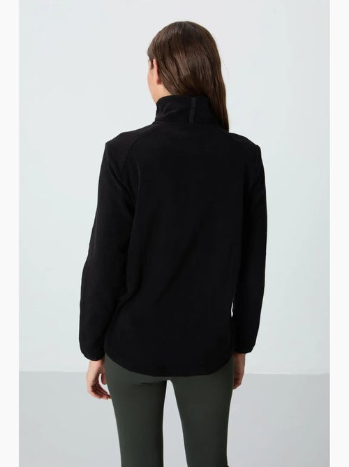 Women's felpa in peluche con zip tommy - Kiabi Women's felpa in peluche con zip tommy - Kiabi