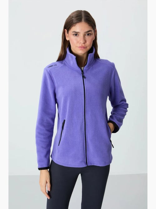 Women's felpa morbida con zip frontale tommy - Kiabi Women's felpa morbida con zip frontale tommy - Kiabi