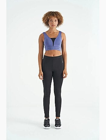 Women's top sportivo corto senza maniche a blocchi di colore tommy