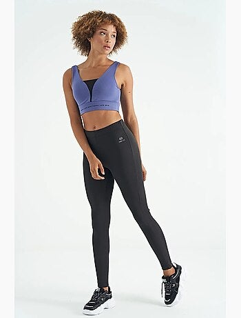 Women's top sportivo corto senza maniche a blocchi di colore tommy