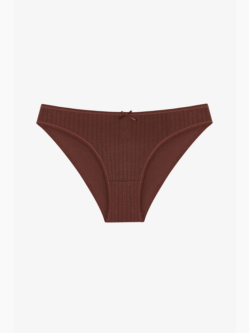 Woody pointel slip penti Grigio marrone - Kiabi