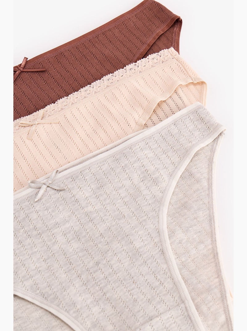 Woody pointel slip penti Grigio marrone - Kiabi
