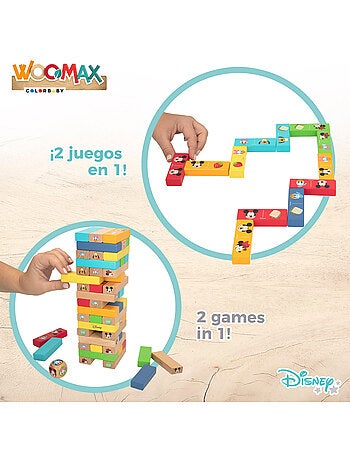Woomax gioco di blocchi impilabili in legno disney