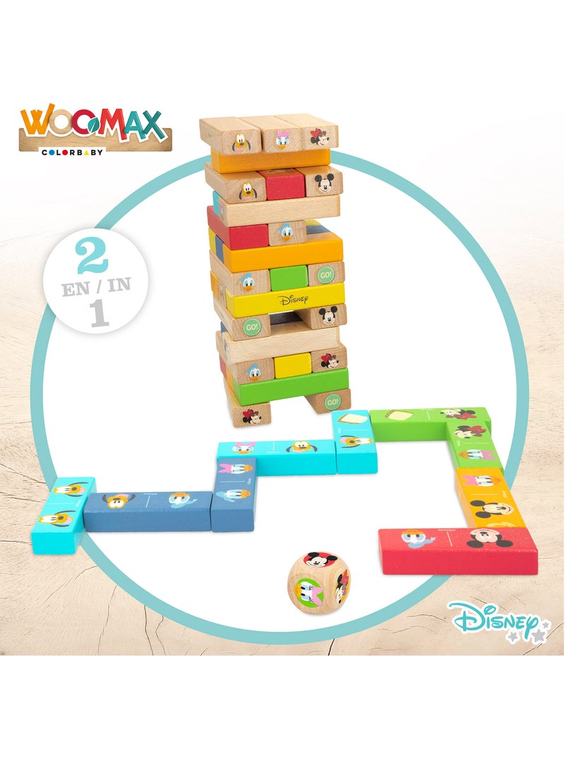 Woomax gioco di blocchi impilabili in legno disney N/D - Kiabi