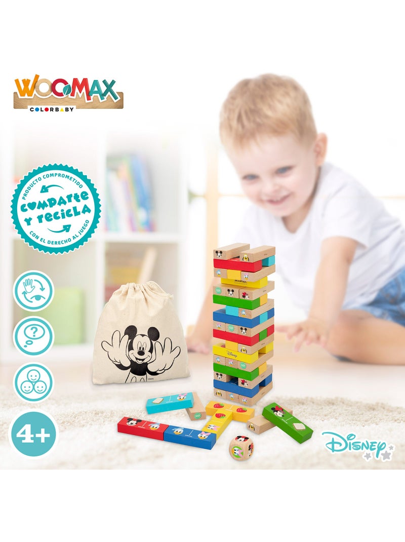 Woomax gioco di blocchi impilabili in legno disney N/D - Kiabi