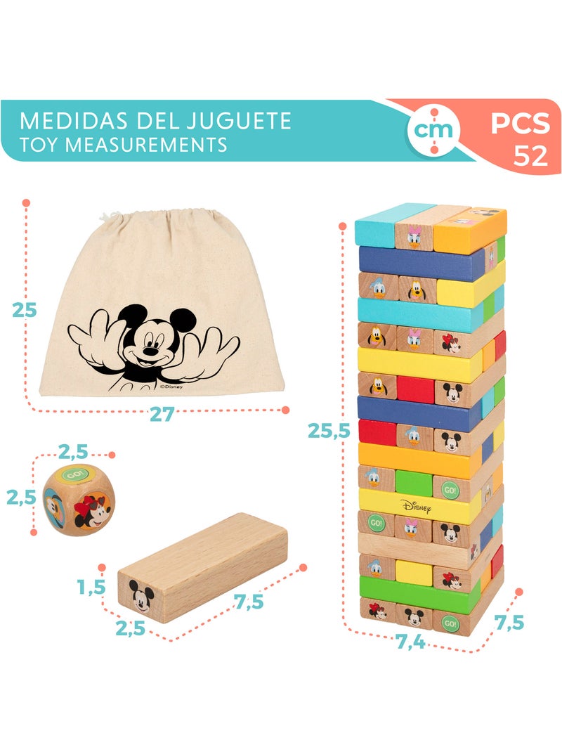 Woomax gioco di blocchi impilabili in legno disney N/D - Kiabi