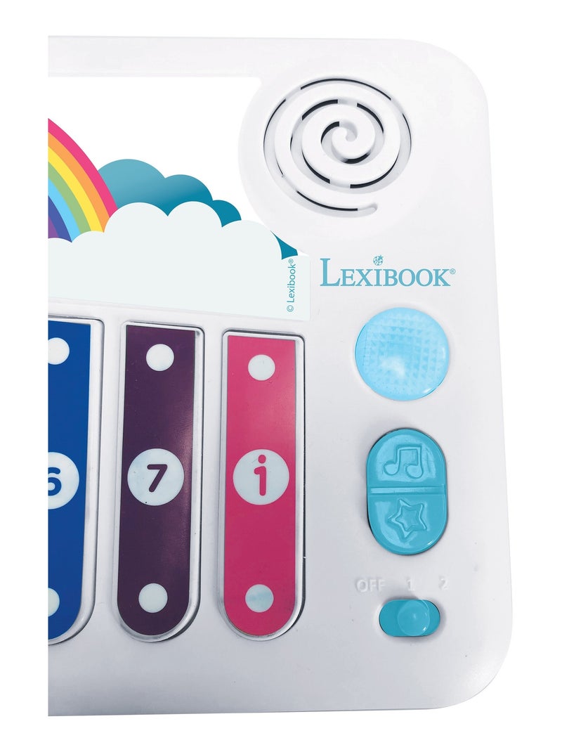 XYLOFUN Xilofono elettronico con metodo di apprendimento musicale con luci Bianco - Kiabi