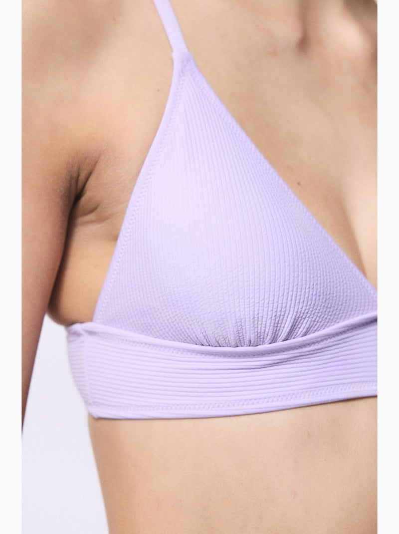 Yuna bralette bikini penti Lavanda - Kiabi