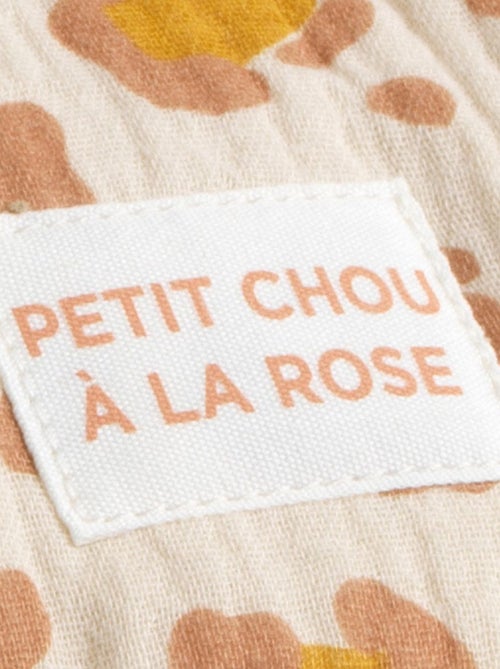 Zainetto materna in garza di cotone con stampa leopardata per - SAUTHON - Kiabi