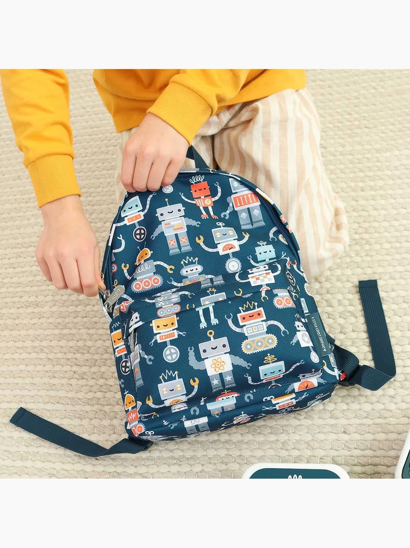 Zainetto per l'asilo con fantasie giocose | A Little Lovely Company Blu marino - Kiabi